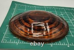 5 VTG Corning & Kopp Glass Railroad Lantern Switch Lamp Lenses Teal Cobalt Amber