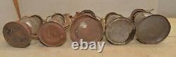 5 railroad lanterns C. T. Ham Rochester NY & Monarch & more collectible lamp lot