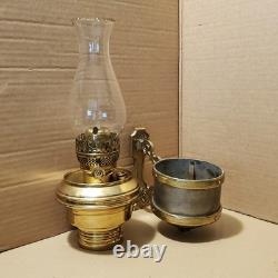 7263-1800s Adams & Westlake wall mount railroad lamp