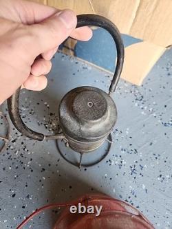 9x Kerosene Railroad Lanterns (Adlake Dressel) Free Ship
