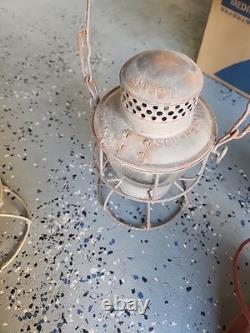 9x Kerosene Railroad Lanterns (Adlake Dressel) Free Ship