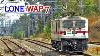 A Lone Wap 7 Light Electric Locomotives Indian Railways Train Videos