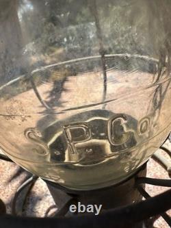 ADAMS & WESTLAKE Southern Pacific S. P. Railroad Lantern Electrified Early 1900s