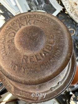 ADAMS & WESTLAKE Southern Pacific S. P. Railroad Lantern Electrified Early 1900s