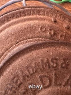 ADAMS & WESTLAKE Southern Pacific S. P. Railroad Lantern Electrified Early 1900s