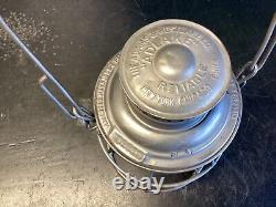 ADLAKE 1913 CHICAGO MILWAUKEE &St. PAUL RAILWAY LANTERN WithEMB. C. M. &St. P. Ry GLOBE