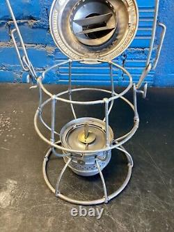 ADLAKE 1913 CHICAGO MILWAUKEE &St. PAUL RAILWAY LANTERN WithEMB. C. M. &St. P. Ry GLOBE