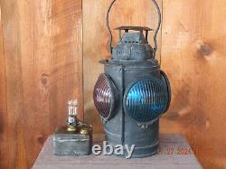 ADLAKE Antique Chicago Railroad oil lantern