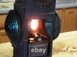 ADLAKE Antique Chicago Railroad oil lantern