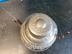 ADLAKE BURLINGTON ROUTE RAILROAD LANTERN WithEMBOSSED BURLINGTON ROUTE Cnx GLOBE