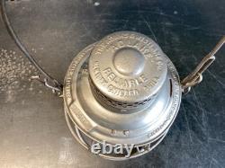 ADLAKE BURLINGTON ROUTE RAILROAD LANTERN WithEMBOSSED BURLINGTON ROUTE Cnx GLOBE