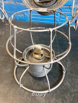 ADLAKE BURLINGTON ROUTE RAILROAD LANTERN WithEMBOSSED BURLINGTON ROUTE Cnx GLOBE