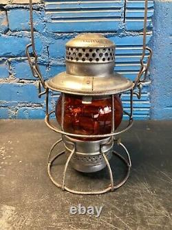 ADLAKE(C. N. O&T. P. RY)CINN. N. ORLEANS&TEXAS PACIFIC RAILROAD LANTERN WithAMBER GLOBE