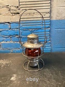 ADLAKE(C. N. O&T. P. RY)CINN. N. ORLEANS&TEXAS PACIFIC RAILROAD LANTERN WithAMBER GLOBE