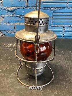 ADLAKE(C. N. O&T. P. RY)CINN. N. ORLEANS&TEXAS PACIFIC RAILROAD LANTERN WithAMBER GLOBE