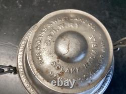 ADLAKE CHICAGO & NORTH WESTERN RY RAILROAD LANTERN WithEMBOSSED (C. &N. W. Ry) GLOBE