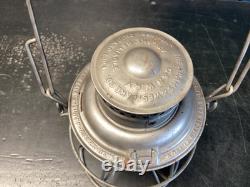 ADLAKE CHICAGO & NORTH WESTERN RY RAILROAD LANTERN WithEMBOSSED (C. &N. W. Ry) GLOBE