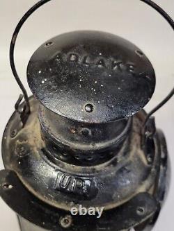 ADLAKE Chicago U. P Union Pacific Antique Railroad Oil SIGNAL LAMP Switch Light