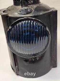 ADLAKE Chicago U. P Union Pacific Antique Railroad Oil SIGNAL LAMP Switch Light