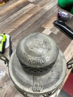 ADLAKE KERO ROCK ISLAND LOGO RR LANTERN With RED GLOBE Electric For Christmas