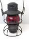 ADLAKE KERO-Railroad Lantern BURLINGTON ROUTE B. R. With Red Etched Globe
