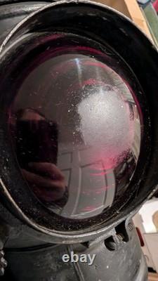 ADLAKE Kerosene Non-Sweating Lamp Chicago Railroad Train Switch Lantern/ Antique