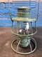 ADLAKE MILITARY DRAB GREEN PAINTED RAILROAD LANTERN WithETCHED(USA)MACBETH GLOBE