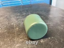 ADLAKE MILITARY DRAB GREEN PAINTED RAILROAD LANTERN WithETCHED(USA)MACBETH GLOBE