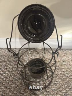 ADLAKE NORFOLK & WESTERN RAILWAY(N. &W. Ry) RAILROAD LANTERN WithEMB. (N&W) GLOBE
