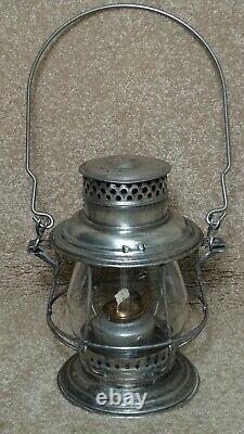 ADLAKE No. 90 SQUAT SWITCHMAN'S BELL BOTTOM RAILROAD LANTERN (1)