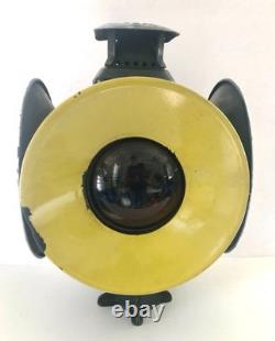 ADLAKE Non-Sweating 4 Way Switch Lamp Lantern STAMPED PRR Pennsylvania Railroad
