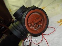 ADLAKE Non-Sweating Chicago Railroad Train Switch Lamp SANTA FE RR Rare Electric