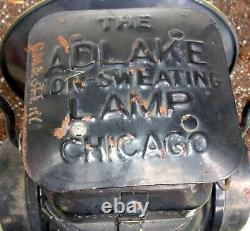ADLAKE Non Sweating Lamp Chicago Railroad Train Switch Signal Lantern CM&STP RY