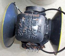 ADLAKE Non Sweating Lamp Chicago Railroad Train Switch Signal Lantern CM&STP RY