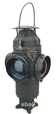 ADLAKE Non Sweating Lamp Chicago Railroad Train Switch Signal Lantern with Burner