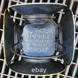 ADLAKE Non-Sweating RAILROAD 4 way SWITCH LAMP Lantern Light Pennsylvania PRR PA