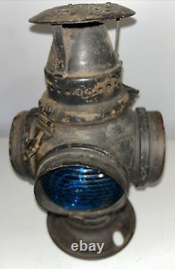 ADLAKE Non-Sweating Switch Signal RAILROAD Train Lamp Or Lantern Glass Lenses