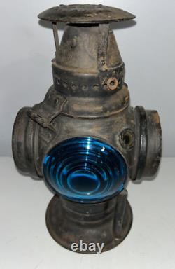 ADLAKE Non-Sweating Switch Signal RAILROAD Train Lamp Or Lantern Glass Lenses