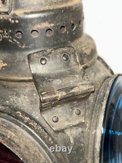 ADLAKE Non-Sweating Switch Signal RAILROAD Train Lamp Or Lantern Glass Lenses