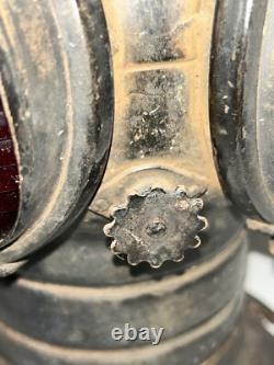 ADLAKE Non-Sweating Switch Signal RAILROAD Train Lamp Or Lantern Glass Lenses