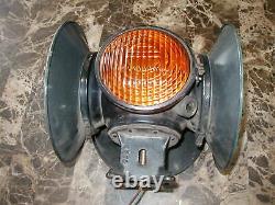 ADLAKE RAILROAD RR SIGNAL LAMP Vintage Large Antique RARE Original WORKs