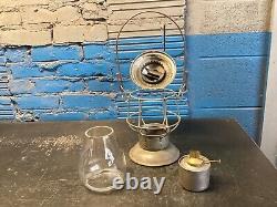 ADLAKE RELIABLE (G. T. Ry) GRAND TRUNK RAILWAY BELLBOTTOM RAILROAD LANTERN WithGLOBE