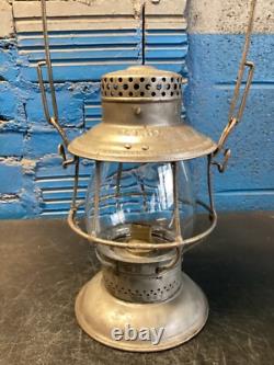 ADLAKE RELIABLE (G. T. Ry) GRAND TRUNK RAILWAY BELLBOTTOM RAILROAD LANTERN WithGLOBE