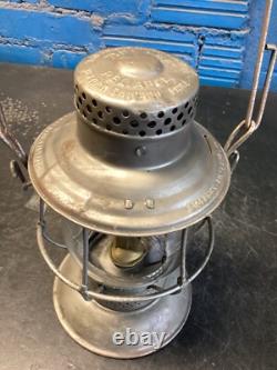 ADLAKE RELIABLE (G. T. Ry) GRAND TRUNK RAILWAY BELLBOTTOM RAILROAD LANTERN WithGLOBE
