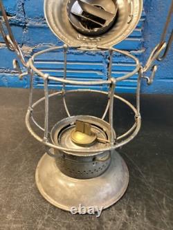 ADLAKE RELIABLE (G. T. Ry) GRAND TRUNK RAILWAY BELLBOTTOM RAILROAD LANTERN WithGLOBE