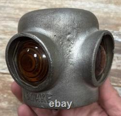ADLAKE Railroad Train Caboose Lamp 4-Way Signal Lantern Light Marker