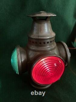 ADLAKE Railroad Train Marker Light Caboose Lamp Signal Lantern