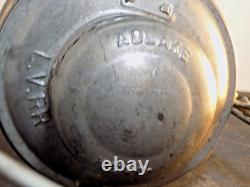 ADLAKE SWITCHMAN'S LANTERN LEHIGH VALLEY RAILROAD WithWEIGHTED BASE & CLEAR GLOBE