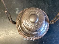 ADLAKE UNION PACIFIC RAILROAD LANTERN WithLT. EMBOSSED OVERLAND SHIELD LOGO GLOBE