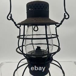 AM EXP Railroad Lantern Rayo 39 American Express Co Railway Train Unmarked Globe